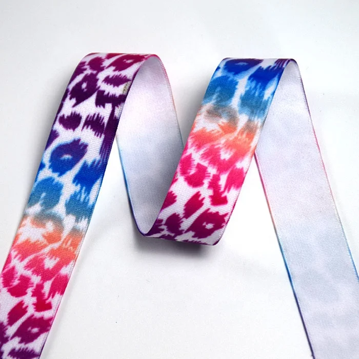 OEM Manufacture Printed Flat Mutil-color Good Resilience Customized For Underwear Garment