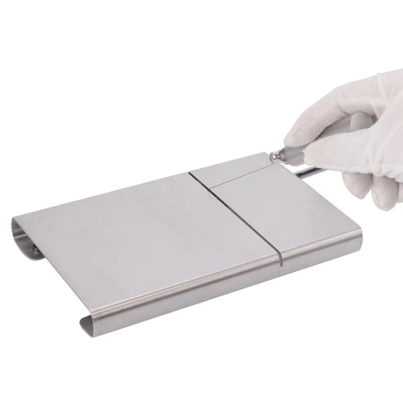 Stainless Steel Cheese Slicer with Wire Cheese Cutter for Block Soft Cheese