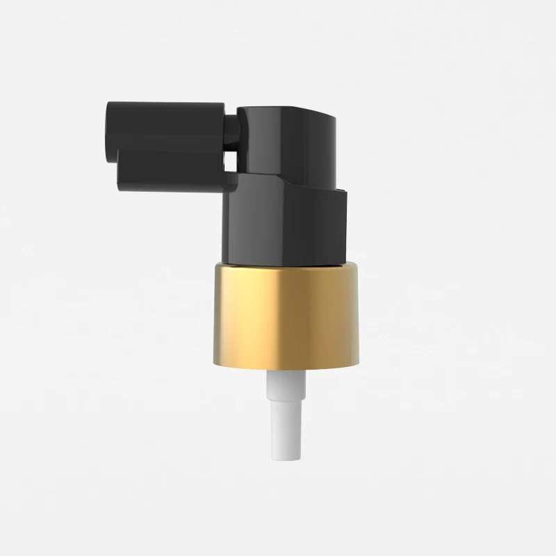 Fancy perfume plastic mist sprayer pump fine mist spray gold