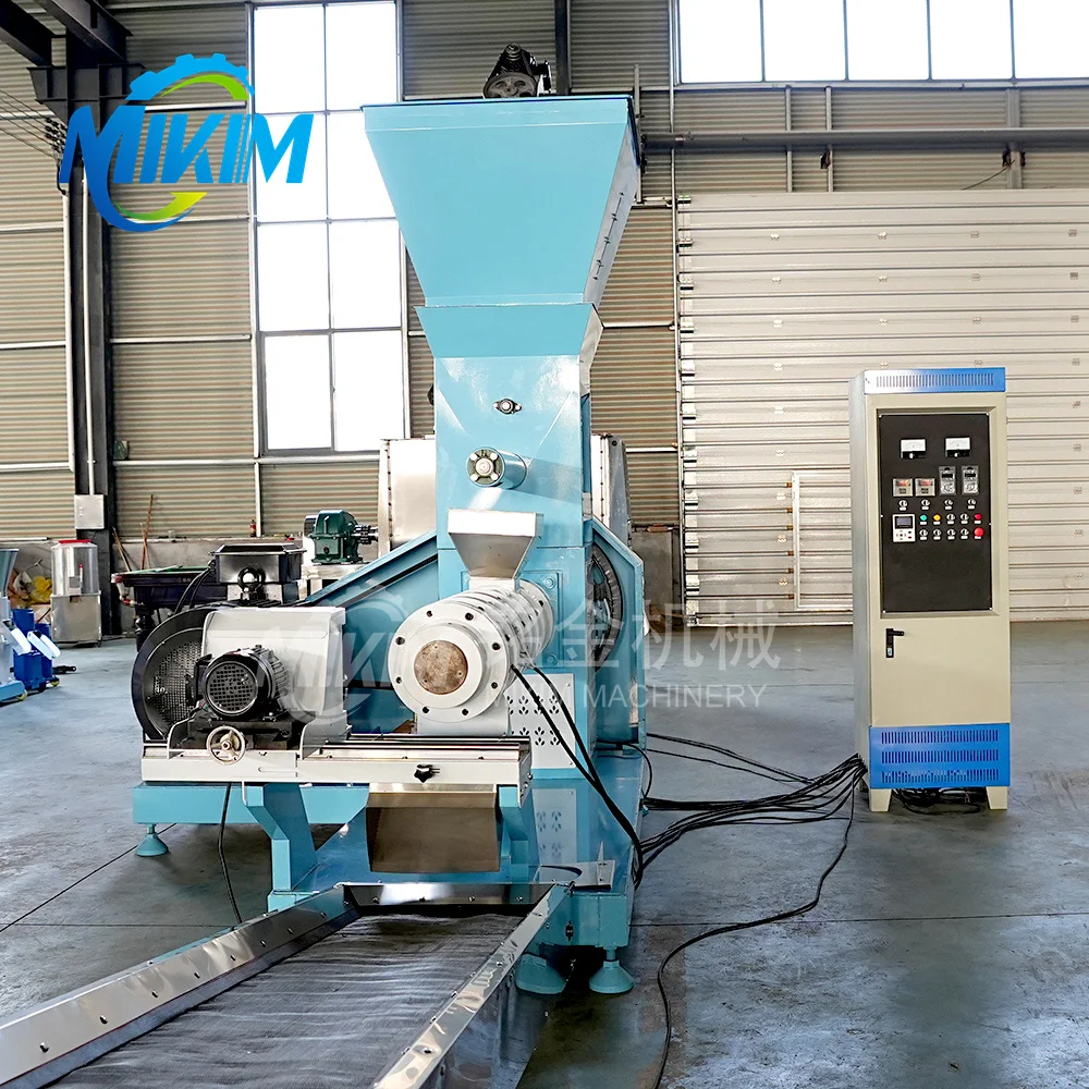 2 tons per hour fish pet feed extruder / extruder tool floating fish feed / full automatic industrial forced feed extruder