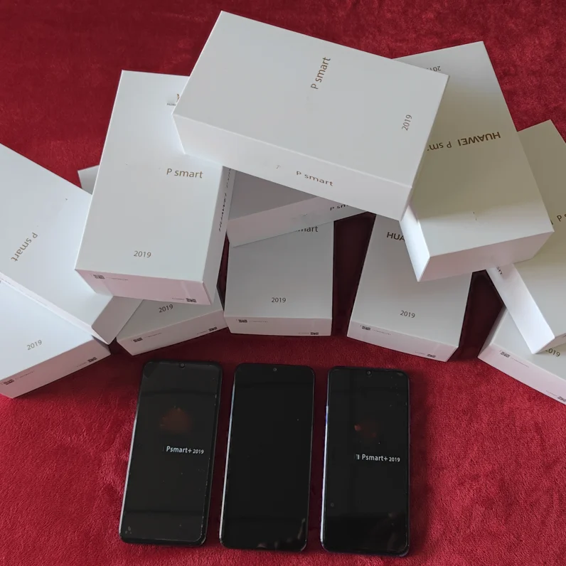 Оптовая Продажа оптовая продажа версия Psmart Y6P Y9 Prime 2018 2019 4 ГБ + 64 128 99% новый мобильный телефон для оригинального использования
