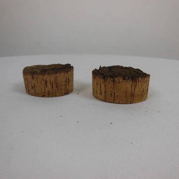 Hot selling high quality  Bark Top Cork Stoppers for glass jar ceramic jar wood lid wood stopper