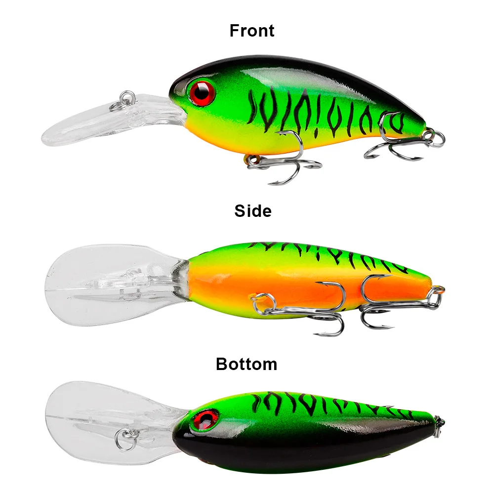 10CM 14G Fishing Accessories Wholesale Plastic ABS Material Floating Crank Bait Hard Fishing Lure