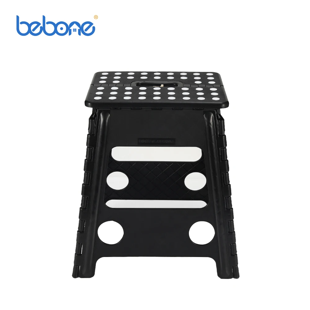 Safety Lightweight Anti-Skid Plastic Portable Folding Stool For Kid Adults, Kitchen Garden Bathroom