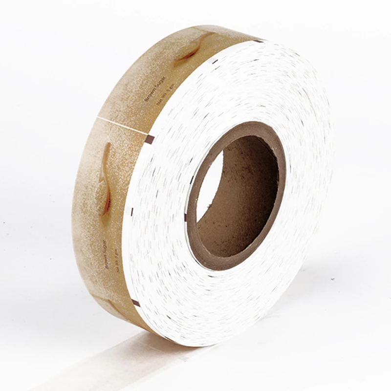 White Sugar Packaging Paper Small Packet Granulated Sugar Roll Paper Food Grade Laminated Packaging Paper