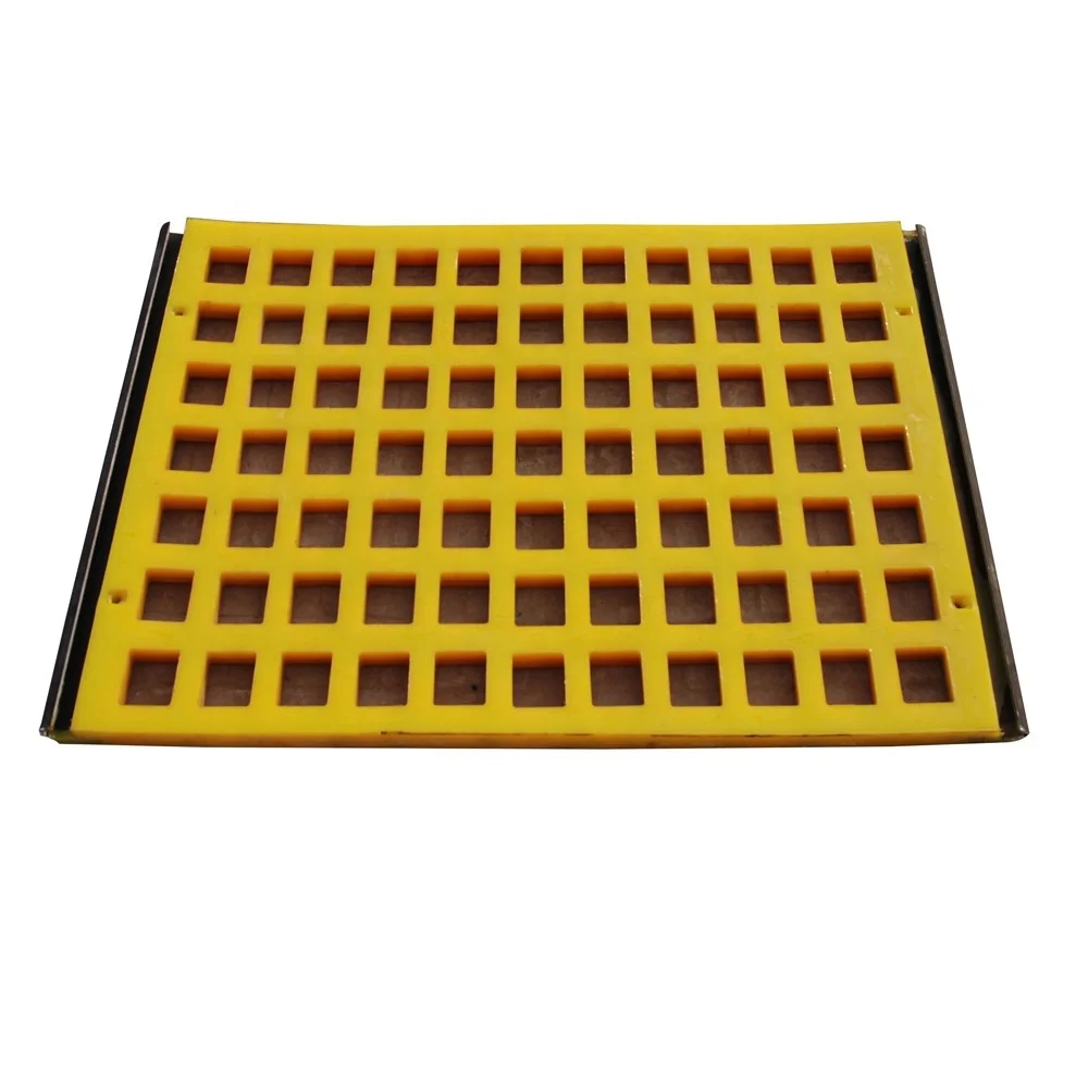 Wear resistant Polyurethane Screen Mesh PU screening cell for mining Shaking table