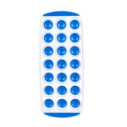 BPA Free Reusable Ice Cube Trays plastic Sphere Ice Ball Maker with Lid , small Round Ice Cube Molds for Whiskey