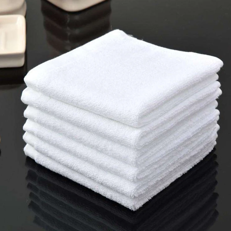 Factory Customization Absorbent And Breathable Washcloths 30*30 Cotton Baby Microfiber Plain Color Face Towel