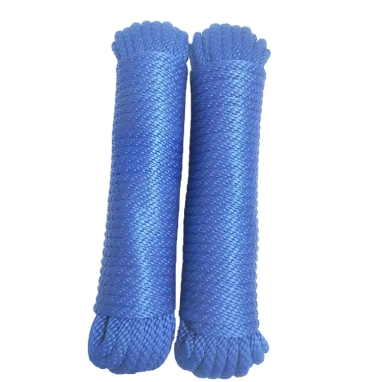 Company Manufacturing Garden Tools Rope 8mm Custom Polyethylene Cord Braided PP Solid Rope