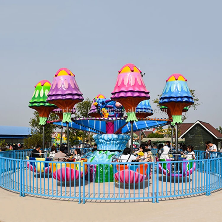 Theme Park Funny Games Fairground Kid Popular Rides Happy JellyFish Rides
