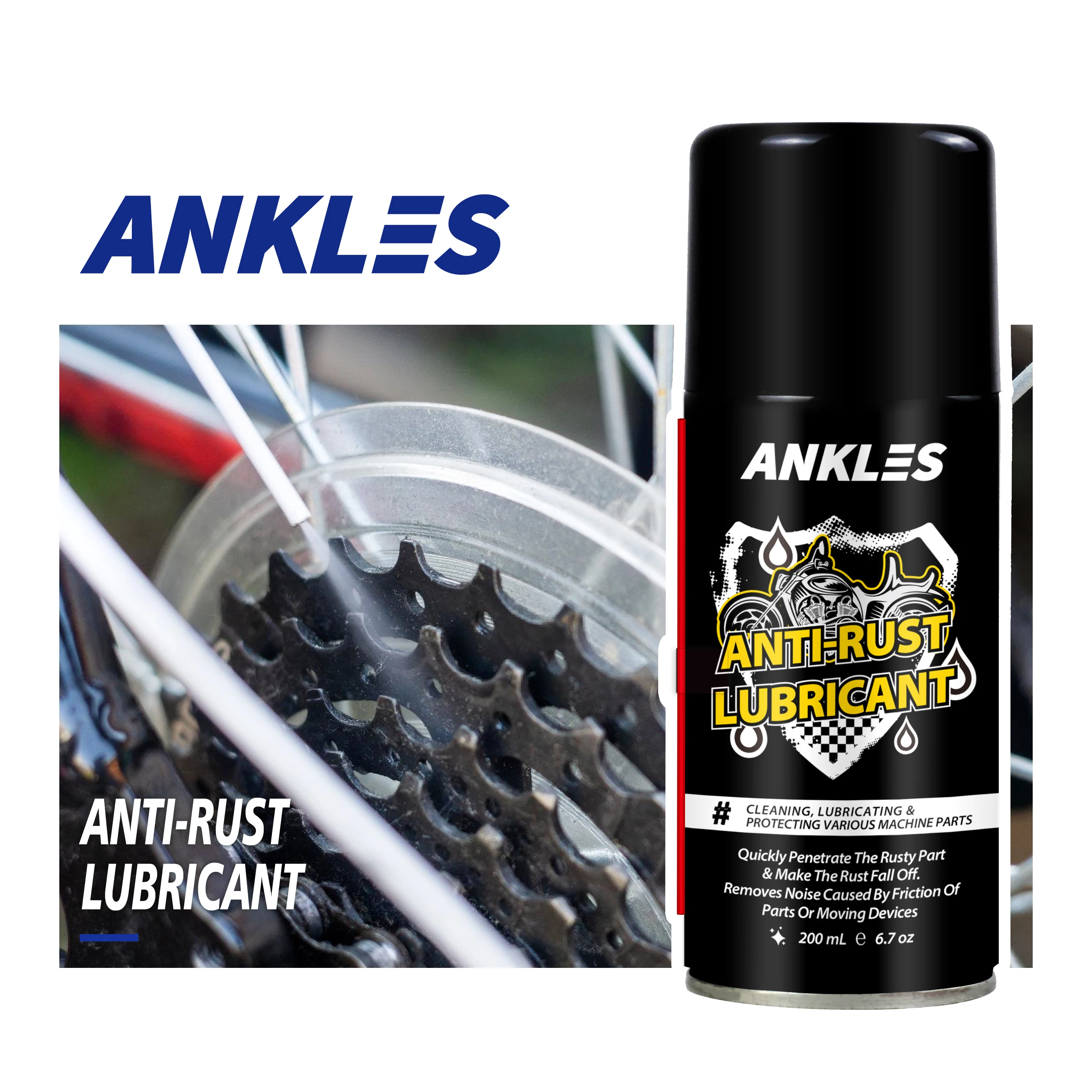 ANKLES 450ml multi-purpose lubricant remover anti rust spray car anti rust lubricant spray