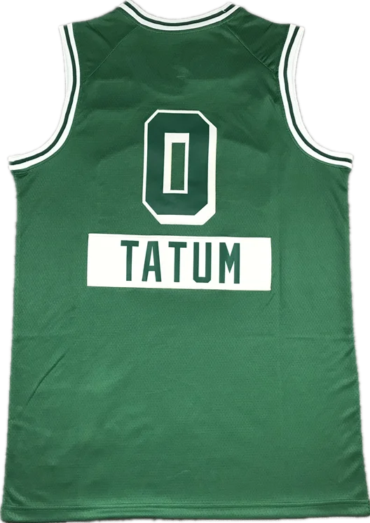 Баскетбольная майка Boston с вышивкой № 0 Jayson Tatum 7