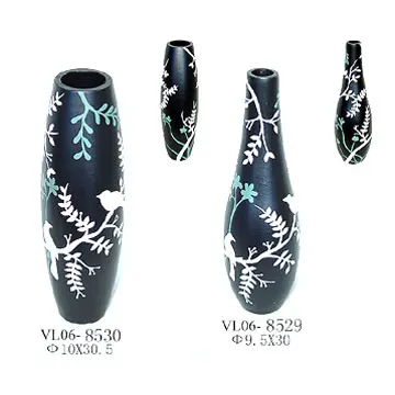 Tabletop Wooden Flower Vase Classic Style/Wooden Craft Vase /Home Decor Wood Flower Vases