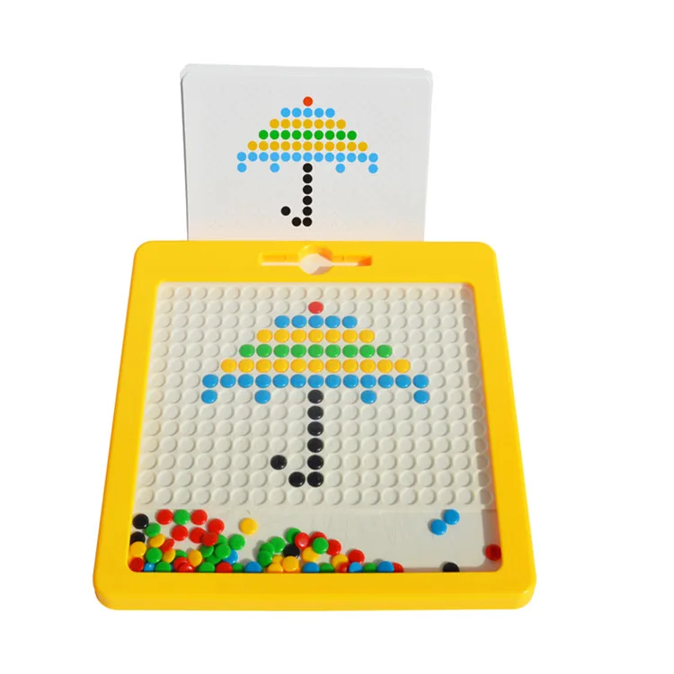 2022Direct Factory Magpad Dot Educational Doodle Drawing Toys Learn Drawing Colorful Magnet Beads