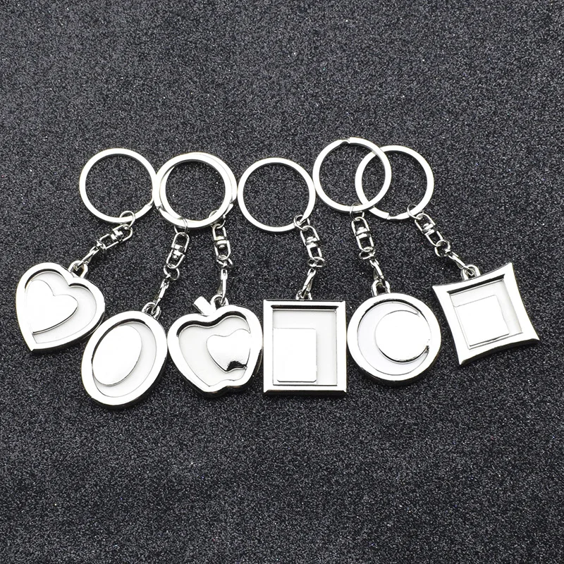 Wholesale Metal Photo Frame Keychain Promotion Gift Keychains gift key chain