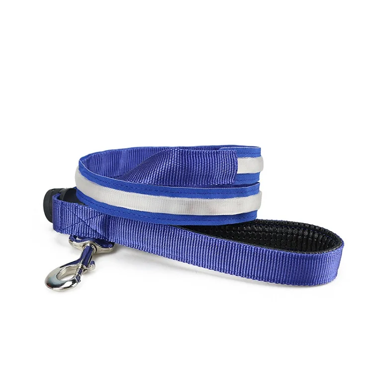 Оптовая продажа светящийся собачий ошейник и поводок с подсветкой для прогулок светодиодный собак зарядкой от