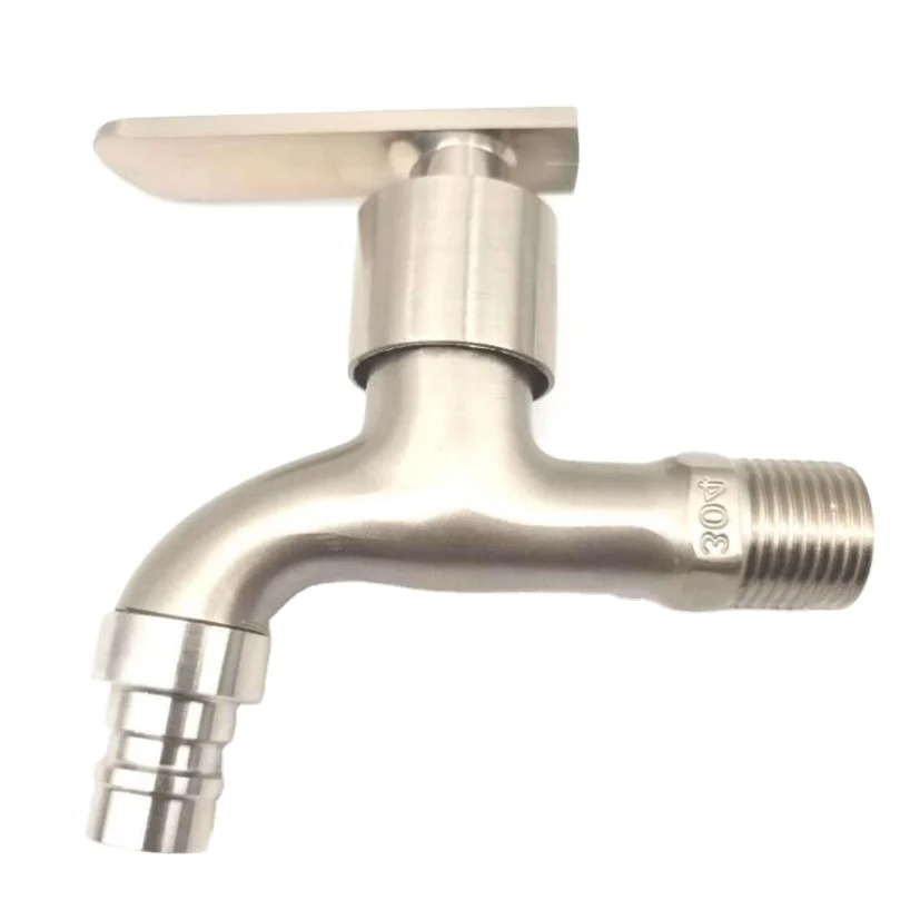 4 minutes quick opening water nozzle drawing stainless steel washing machine water faucet