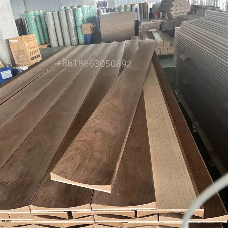 Ribbed MDF Paneling Paintable 3D Wall Panels wave fluted Wood Wall Panels