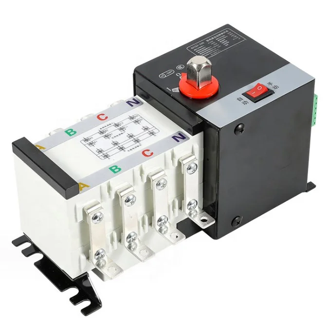 Low price hot sales 63-630A   4P 25KA Manual automatic Dual power  transfer switch