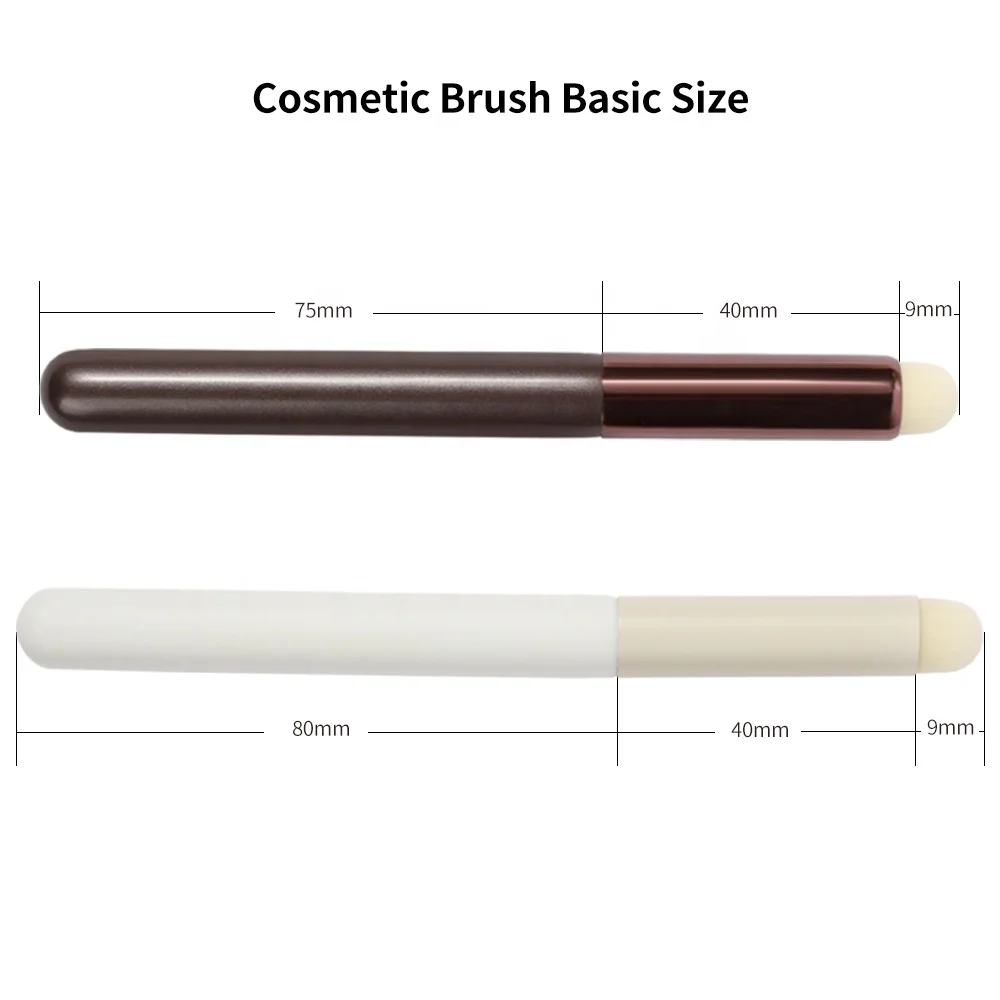 DIAS Wholesale Custom Logo Low Moq Purple High Quality Round White Soft Tool Applicator Scrubber Exfoliate Scrub Lip Brush