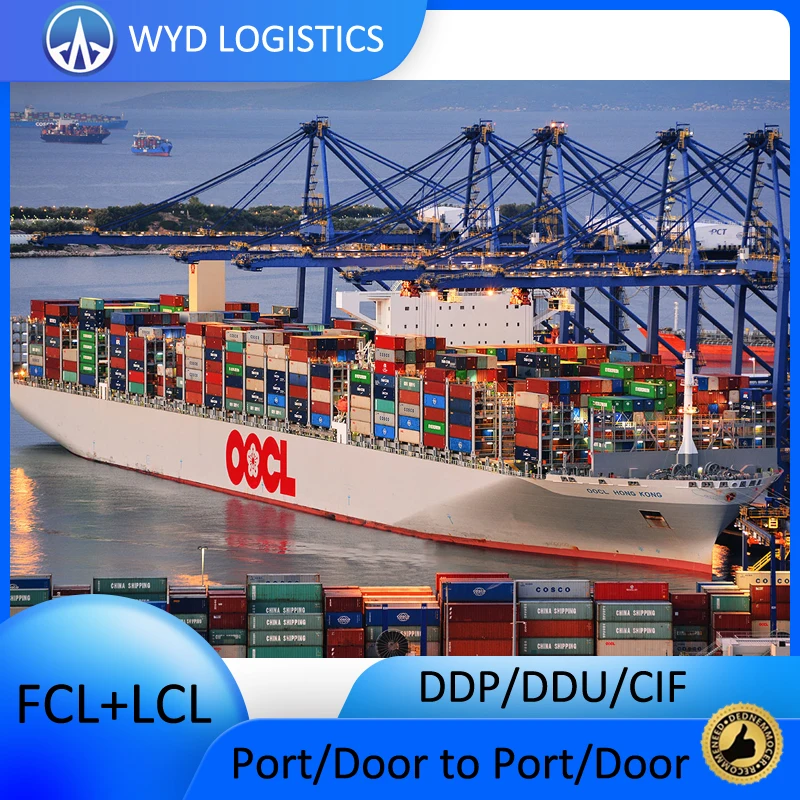 Sea Shipping FCL LCL 20 Foot 40ft 40HQ Sea Freight From China to USA Los Angeles , New York, Honolulu