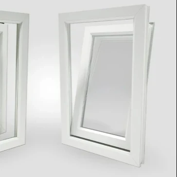 Wholesale multi function UPVC Tilt & Turn windows Safe hurricane Impact Glass Casement Window Double Glazing