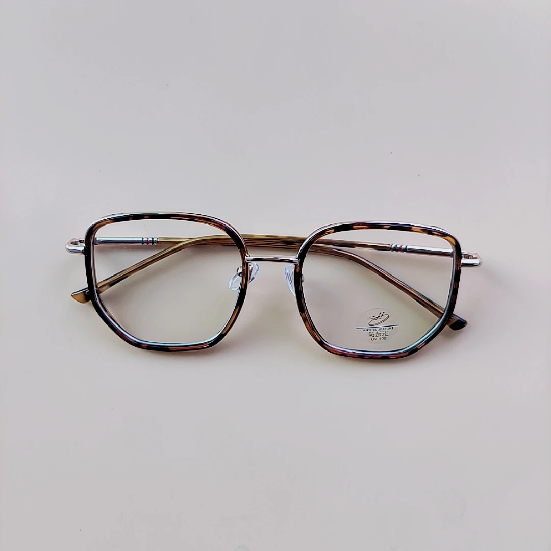 2023 Ins Fashion Oversized Green Optical Frames Anti Blue Light Prescription Glasses Optical Glasses Frames For Women