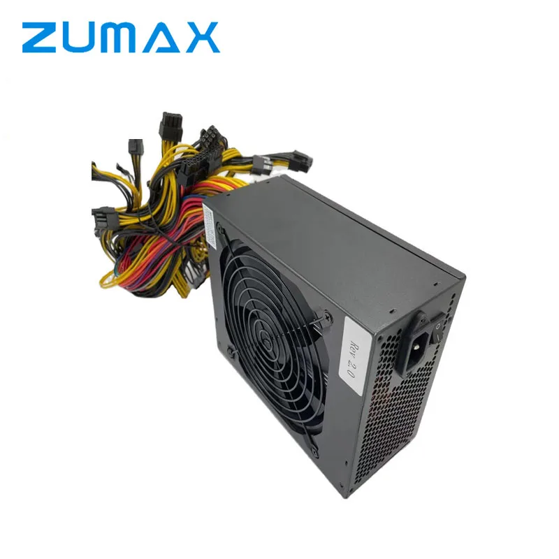 Блок питания psu 2000 Вт 1800 Вт Поддержка графического процессора RX 580 1060