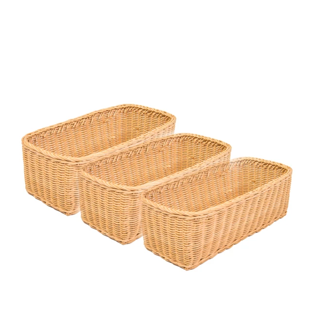 2022 Hot Sell Meyve Sepeti Home Decor Small Size Rattan Woven Fruit Tray Woven Storage Basket