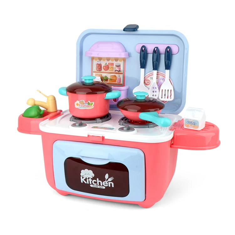 Puzzle Education Pretend Kitchen Toy Induction Cook Set Play Sets Toys