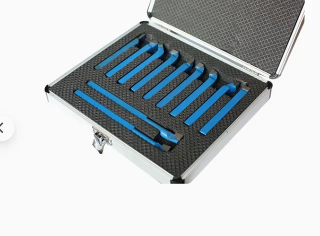 Lathe Tool Set Carbide Tipped Lathe Metal Tool Set