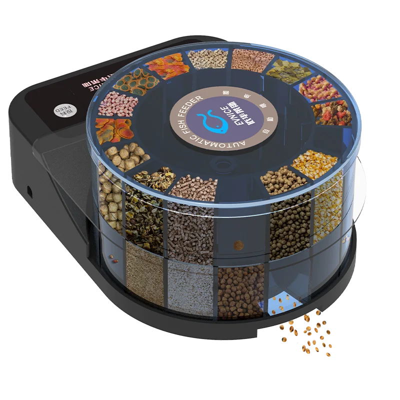 Indoor fish tank automatic timing goldfish viewing shrimp Koi fish feeder Quantitative pet feeder USB powered sample