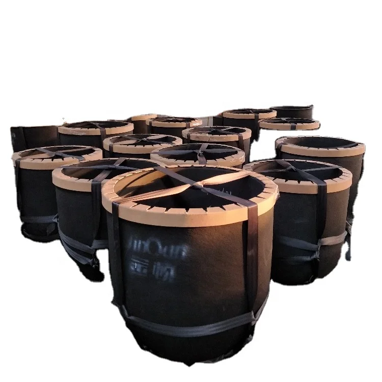 High Quality High Temperature Resistance Gold Melting 1kg 2kg 3kg Polished Graphite Crucible