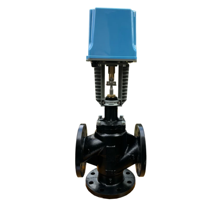 2 way 3 way DN 65-DN 250 control valve flange types