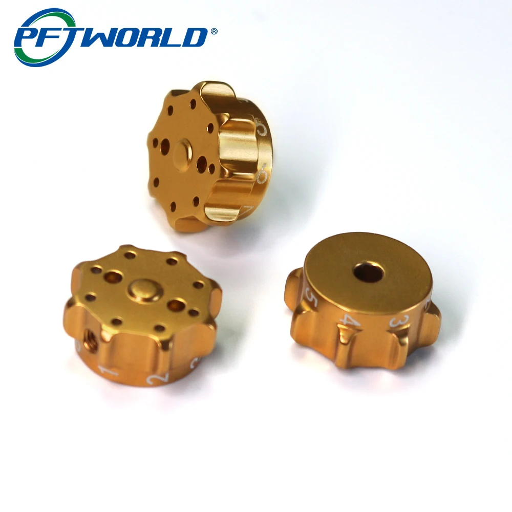 CNC Precision Custom Milling Machining Colorful Anodized Aluminum Control Service CNC Parts Gear Shift Knob For Car Motorcycle