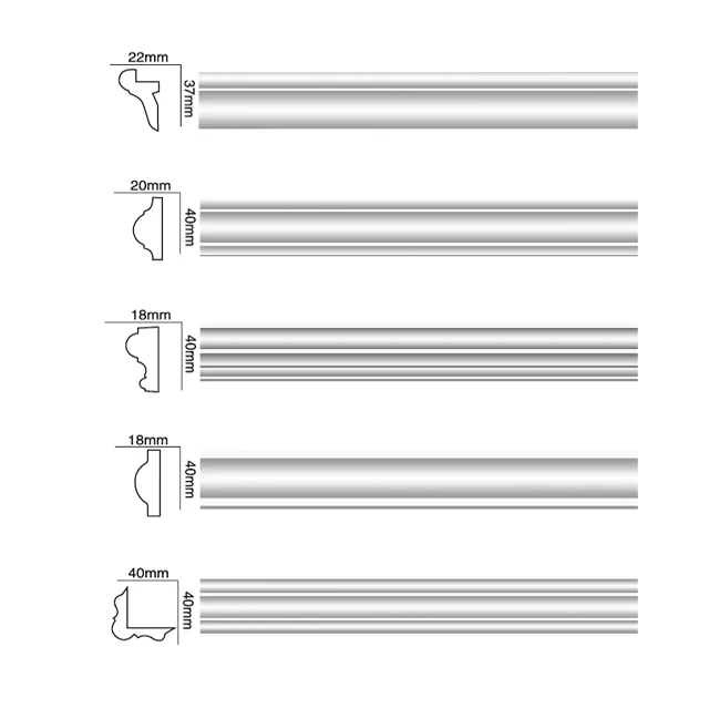 factory wholesale door window frame tile trim line Interior decorative panel wall moulding