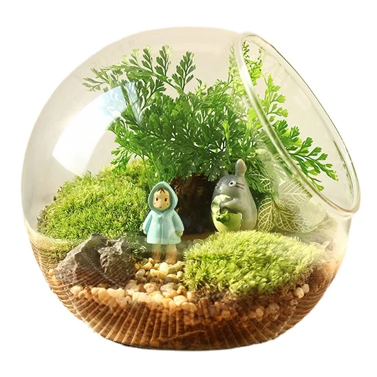15cm Glass Round Bottle Decorative Tabletop Furnishings Are Preferred For Gifts To Others Crystal Vase