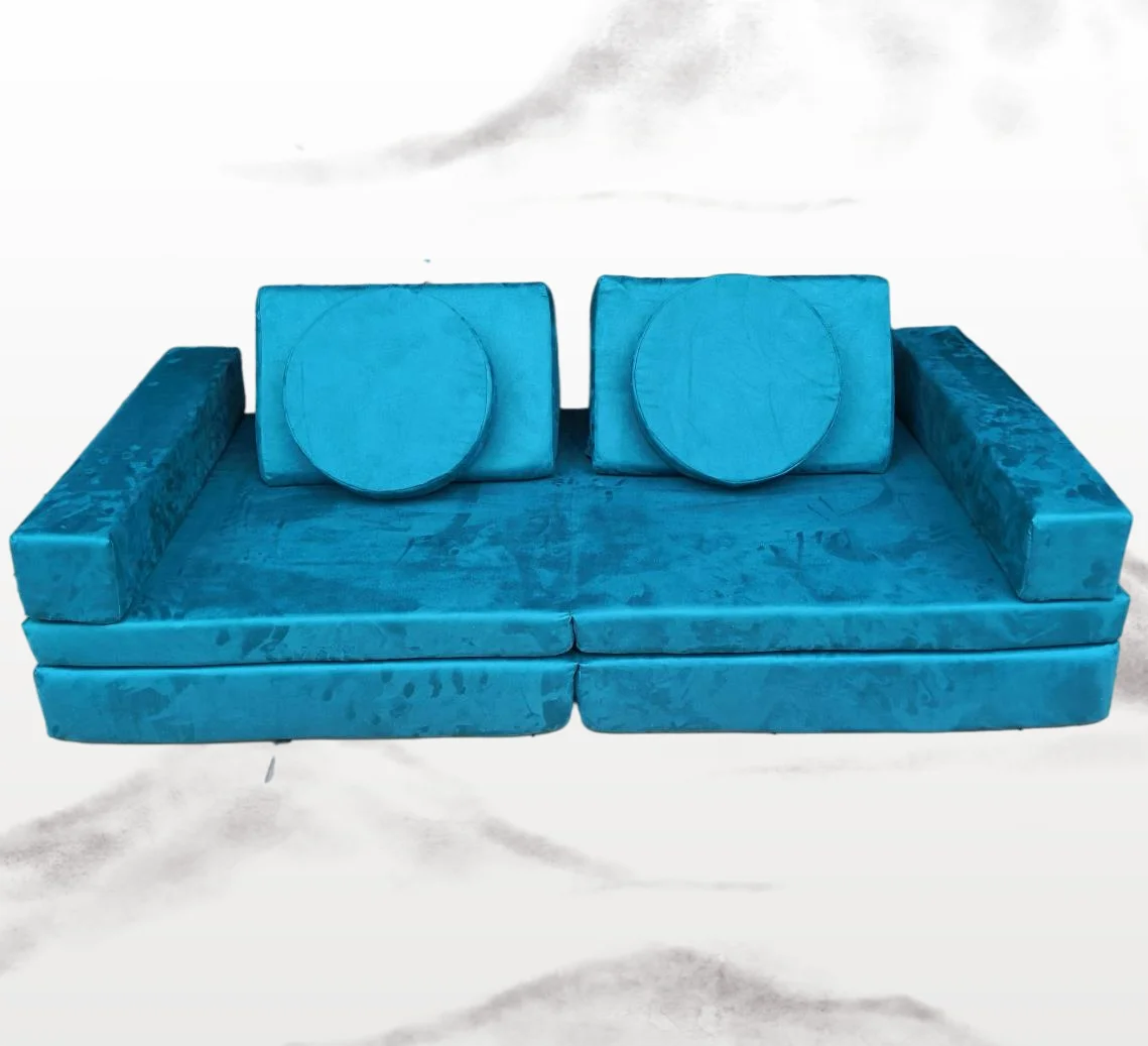 2021 updated 8pcs per set  kids modular play couches  with 2 triangles & 2 armrests  & 2 circles with Certipur-US certificate!