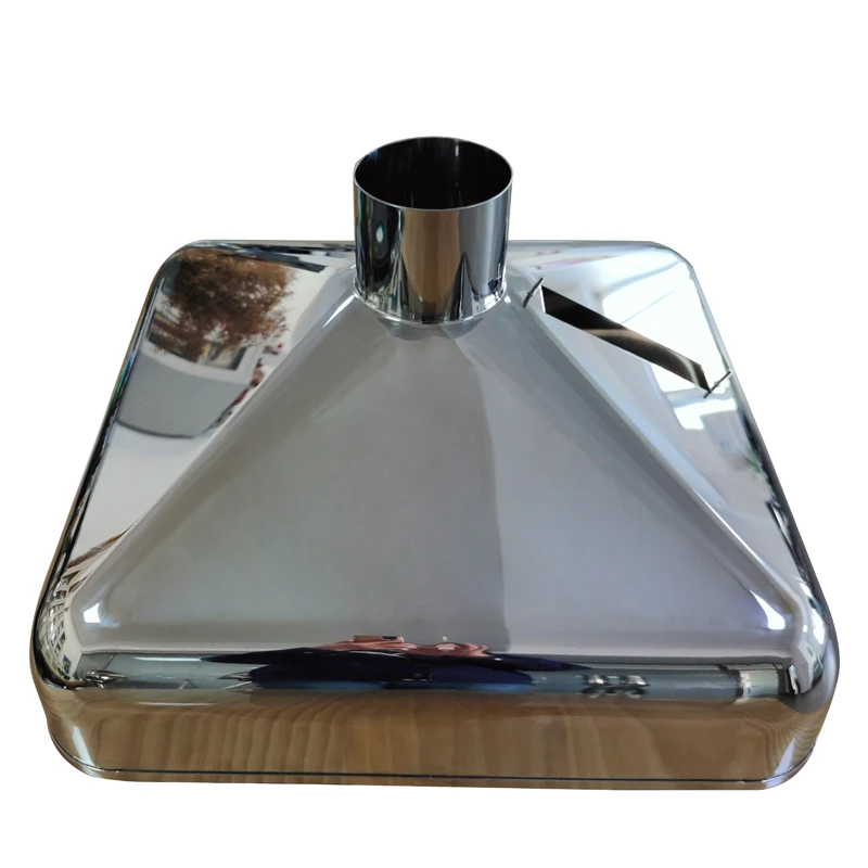 custom metal fabrication Stainless steel square cone square fuel tanks ss steel tank