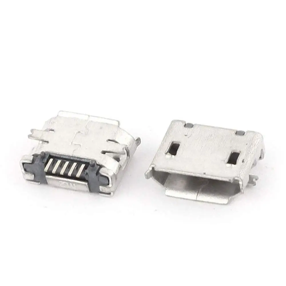  Eiechip 100 шт./лот Micro USB 5pin типа B гнездовой разъем для мобильного телефона 5-контактный