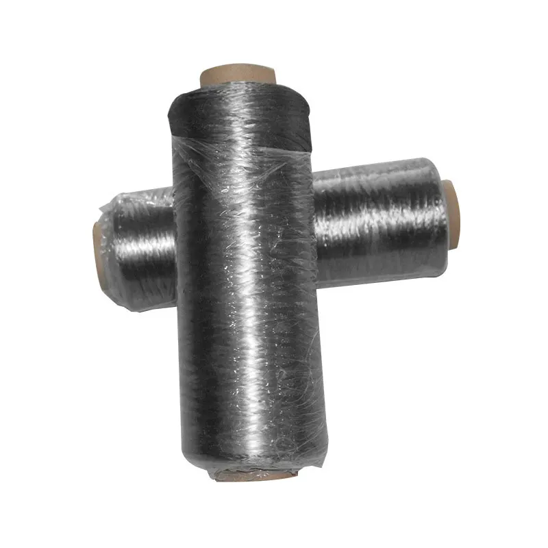Factory Direct Supply Stainless Steel 316L Fiber 12Um Pure Metallic Metal Conductive Yarn