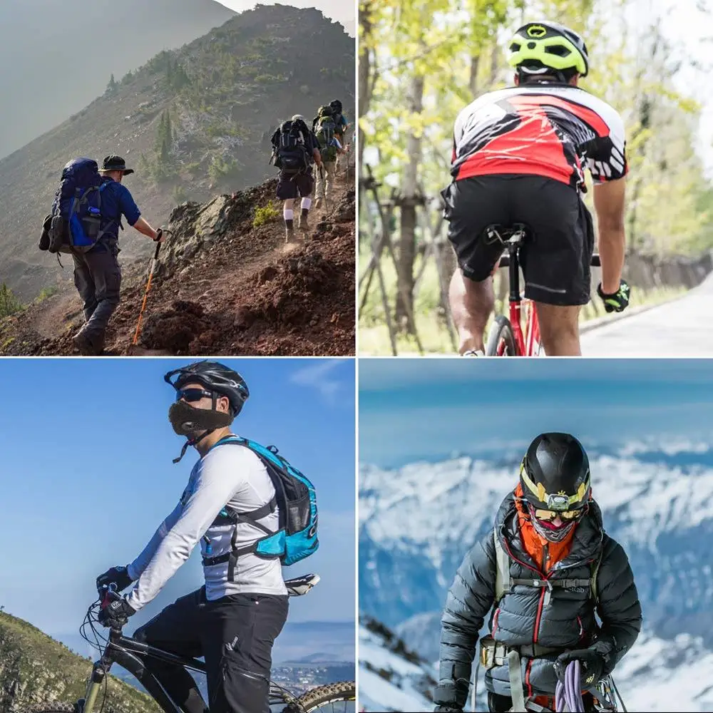 Soft Neoprene Protective Warmer Dust Mask Camo Printing Motorbike Sport Face Mask