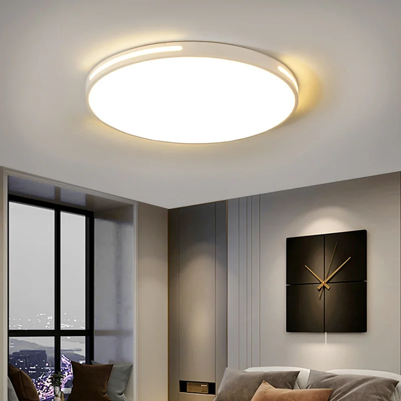 Zhongshan Modern Iron Lights For Home Hotel Round Led Ceiling Lamps Modern Design Led Ceiling Light For Bedroom Living Room