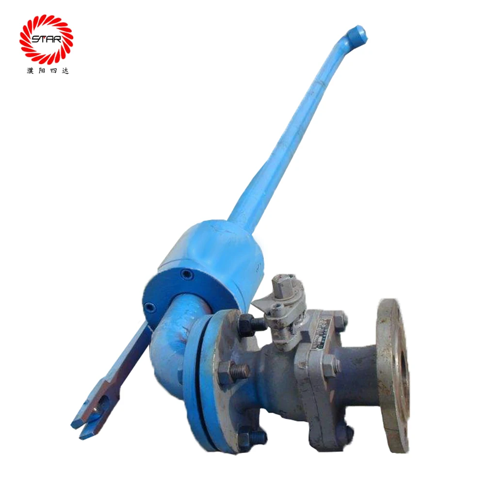 Good spraying effect mug gun drilling fluid conveying spray gun for oil well