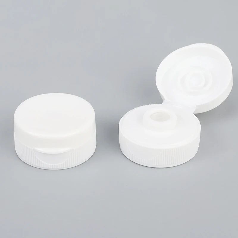 PP Flip plastic lid spice flip top salt shaker jam jar cap pet plastic flip top caps