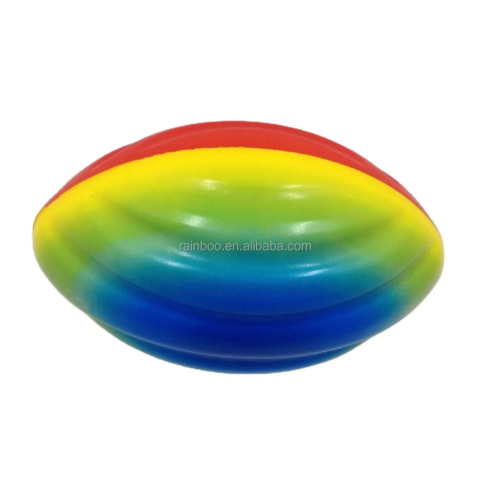 Cheap logo printed promotional tennis shape pu foam stress relief ball