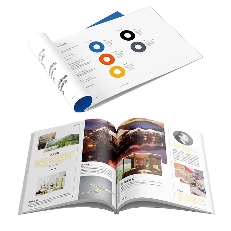 Фабрика OEM печать книжек-раскрасок на заказ журнал для взрослых книжка Mgazine книга брошюры флаер