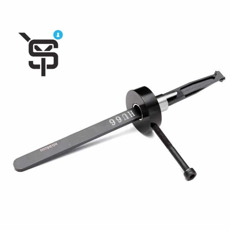 High Quality black Locksmith tools Open car key GOSO HU66 Inner Groove Lock pick set