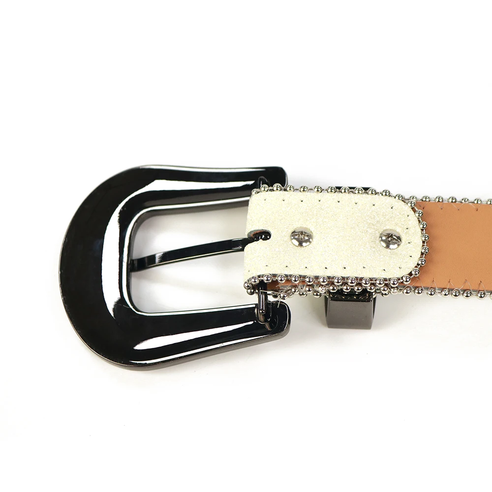 NEW Design OEM alligator rhinestone belt man luxurious original luxury belt For Women western belts wholesale