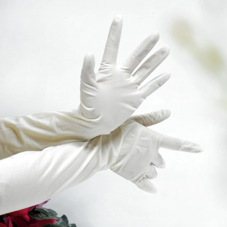 High Quality Professional long Sleeve Latex Gynecological glove